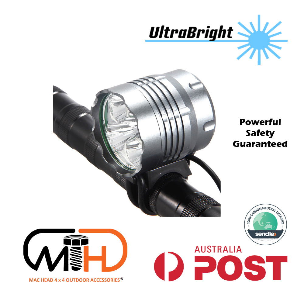Rechargeable CREE XML 25w LED Bicycle Headlight Light Front Bike