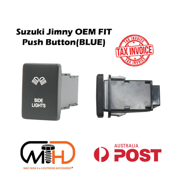 SUZUKI JIMNY 2019 2020 JB74 PUSH SWITCH LED Side Light Bar BLUE Work light