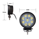 2x 27W LED Work Lights FLOOD Lamp Off Road 12V 24V Boat Driving bar Reverse 4x4 GENUINE